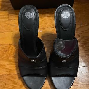 Brand new still in box Harley Davidson heels size 9 1/2 in black